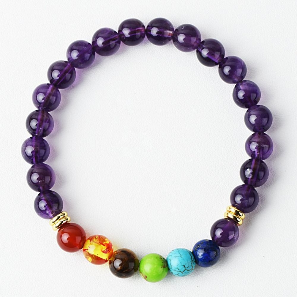 Seven Chakra Healing Balance Beaded Bracelet